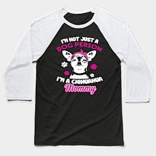 Chihuahua Mommy Baseball T-Shirt